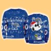 Memphis Tigers NCAA Snoopy and Woodstock Cute Personalized Number Christmas Ugly Sweater New Gift Limited Edition