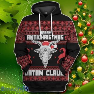 Merry Antichristmas Satan Claus Ugly Christmas Sweater Custom Impressive Gift Product Photo 1