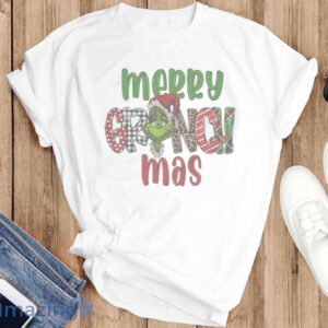 MERRY GRINCHMAS SWEATSHIRT - Merry Christmas Grinch Sweatshirt - T-SHIRT FLAT