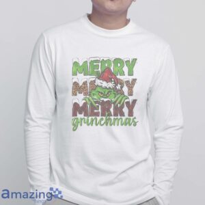 MERRY GRINCHMAS SWEATSHIRT - Merry Merry Grinchmas Christmas Sweatshirt, Soft Christmas Sweatshirt - White Sweatshirt