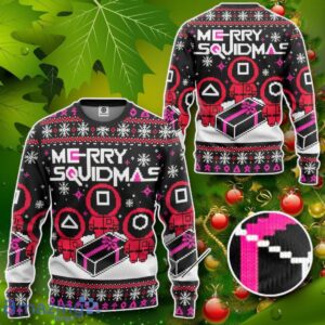 Merry Squidmas Squid Game Ugly Christmas Custom Ugly Sweater Impressive Gift Product Photo 2