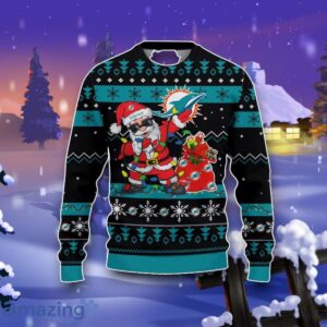 Miami Dolphins Santa Claus Ugly Christmas 3D Sweater Impressive Gift Product Photo 2