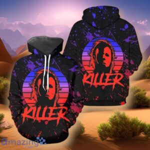 Michael Myers Killer Watercolor Hoodie & Zip 3D Hoodie Impressive Gift Product Photo 2