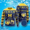 Michigan Wolverines Holiday Christmas Ugly Sweater Impressive Gift 3D Shirt