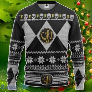 Mighty Morphin Black Custom Ugly Christmas Sweater Impressive Gift Product Photo 1