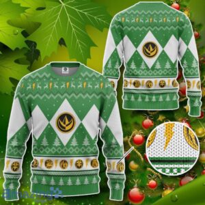 Mighty Morphin Green Ranger Christmas Custom Ugly Sweater Impressive Gift Product Photo 2