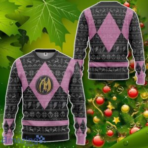 Mighty Morphin Pink Ugly Christmas Limited Edition Custom Ugly Sweater Impressive Gift Product Photo 2