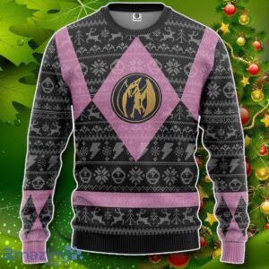 Mighty Morphin Pink Ugly Christmas Limited Edition Custom Ugly Sweater Impressive Gift Product Photo 1