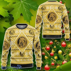 Mighty Morphin Yellow Custom Ugly Christmas Sweater Impressive Gift Product Photo 2