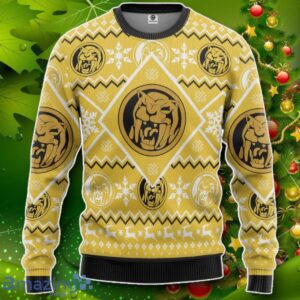 Mighty Morphin Yellow Custom Ugly Christmas Sweater Impressive Gift Product Photo 1