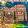 Miller High Life Beer Snoopy Driving A Car Christmas 3D Sweater For Men Women