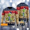 Miller Lite The Grinch Ugly Christmas Sweater 3D Trending For Fans