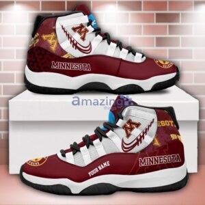 Minnesota Golden Gophers Air Jordan 11 Sneakers Custom Name Sport Team Shoes For Men And Women Product Photo 1