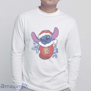 Minnesota Vikings Christmas Stitch In The Sock Funny Christmas NFL T-Shirt - White Sweatshirt