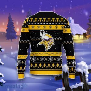 Minnesota Vikings Santa Claus Ugly Christmas 3D Sweater Impressive Gift Product Photo 3