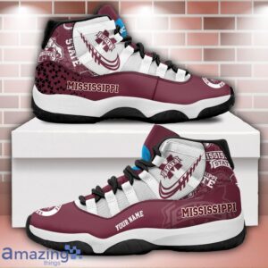 Mississippi State Bulldogs Air Jordan 11 Sneakers Custom Name Sport Team Shoes For Men And Women Product Photo 1