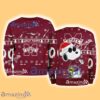 Mississippi State Bulldogs NCAA Snoopy and Woodstock Cute Personalized Number Christmas Ugly Sweater New Gift Limited Edition