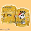 Missouri Tigers NCAA Snoopy and Woodstock Cute Personalized Number Christmas Ugly Sweater New Gift Limited Edition