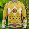 MMPR Yellow Ranger Christmas Custom Ugly Sweater Impressive Gift