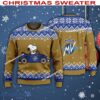 Mv Agusta Motorcycle Snoopy Driving A Car Christmas Sweater AOP Gift Holidays