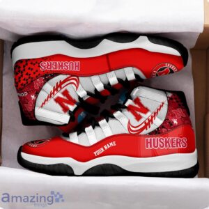 Nebraska Cornhuskers Air Jordan 11 Sneakers Custom Name Sport Team Shoes For Men And Women Product Photo 2