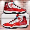 Nebraska Cornhuskers Air Jordan 11 Sneakers Custom Name Sport Team Shoes For Men And Women