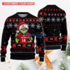 Nebraska Cornhuskers Custom Name And Number For Fans Chrismas Ugly Sweater Holiday Gift