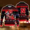 Nebraska Cornhuskers Santa Claus Dabbing Funny Ugly Christmas Sweater For Men And Women