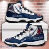 New England Patriots Air Jordan 11 Sneakers Custom Name Sport Team Shoes For Men And Women