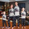 New England Patriots Christmas Ugly Christmas Pajamas Set Family For Adult