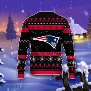 New England Patriots Santa Claus Ugly Christmas 3D Sweater Impressive Gift Product Photo 3