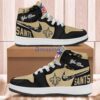 New-Orleans-Saints Air Jordan 1 Sneakers Shoes For Fans