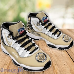 New OrleansSaints Air Jordan 11 Sneakers Custom Name Sport Team Shoes For Men And Women Product Photo 3