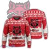 New Season Arkansas State Red Wolves Logo Gingerbread Ugly Christmas 3D Sweater For Men Women