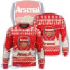 New Season Arsenal Logo Outfit Ugly Christmas Sweater AOP For Men Women