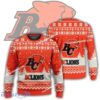 New Season BC Lions Logo Holiday Ugly Christmas Sweater For Men Women