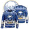 New Season Buffalo Sabres Logo Event Ugly Xmas 3D Sweater Gift Holidays