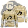 New Season Colorado Buffaloes Logo Poinsettia Ugly Christmas 3D Sweater Gift Holidays