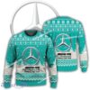 New Season F1 Racing Mercedes AMG PETRONAS F1 Team Logo Accessory Ugly Christmas Sweater Gift For Adult