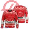 New Season F1 Racing MoneyGram Haas F1 Team Logo Ensemble Ugly Christmas 3D Sweater Gift Holidays