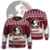 New Season Florida State Seminoles Logo Cabin Ugly Christmas Sweater AOP Gift For Adult