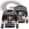 New Season Georgia Bulldogs Logo Frozen Ugly Christmas Sweater For Men Women