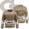 New Season Georgia Tech Yellow Jackets Logo Skiing Ugly Christmas Sweater Gift Holidays