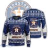 New Season Houston Astros Logo Knitwear Ugly Christmas Sweater For Men Women