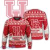 New Season Houston Cougars Logo Snowdrift Knitted Christmas 3D Sweater Gift For Adult