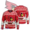 New Season Illinois State Redbirds Logo Clothing Ugly Christmas 3D Sweater For Men Women
