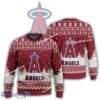New Season Los Angeles Angels Logo Special Ugly Christmas Sweater AOP Gift For Adult