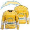 New Season Los Angeles Chargers Logo Red Ugly Christmas Sweater Gift Holidays