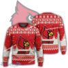 New Season Louisville Cardinals Logo Hot Ugly Christmas Sweater Gift For Adult