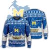 New Season McNeese State Cowboys Logo Snow Knitted Xmas Sweater Gift For Adult